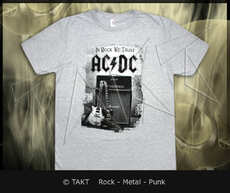 Tričko AC/ DC - In Rock We Trust 2 šedé