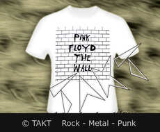 Tričko Pink Floyd - The Wall bílé